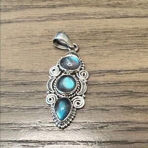 Labradorite Sterling Pendant